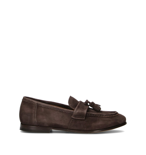 STURLINI Mocassino uomo marrone in suede