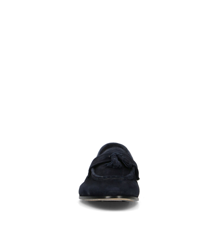 STURLINI Mocassino uomo blu in suede