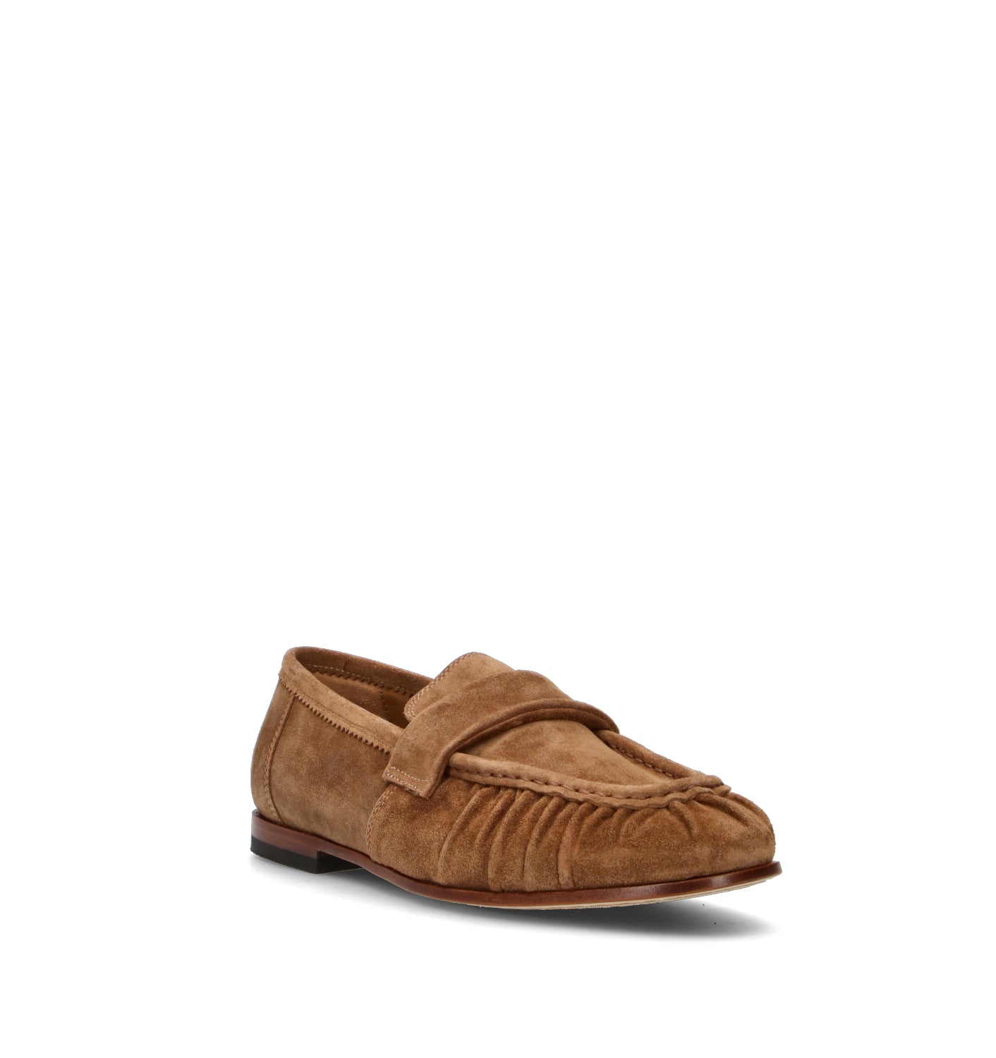 STURLINI Mocassino uomo marrone in suede