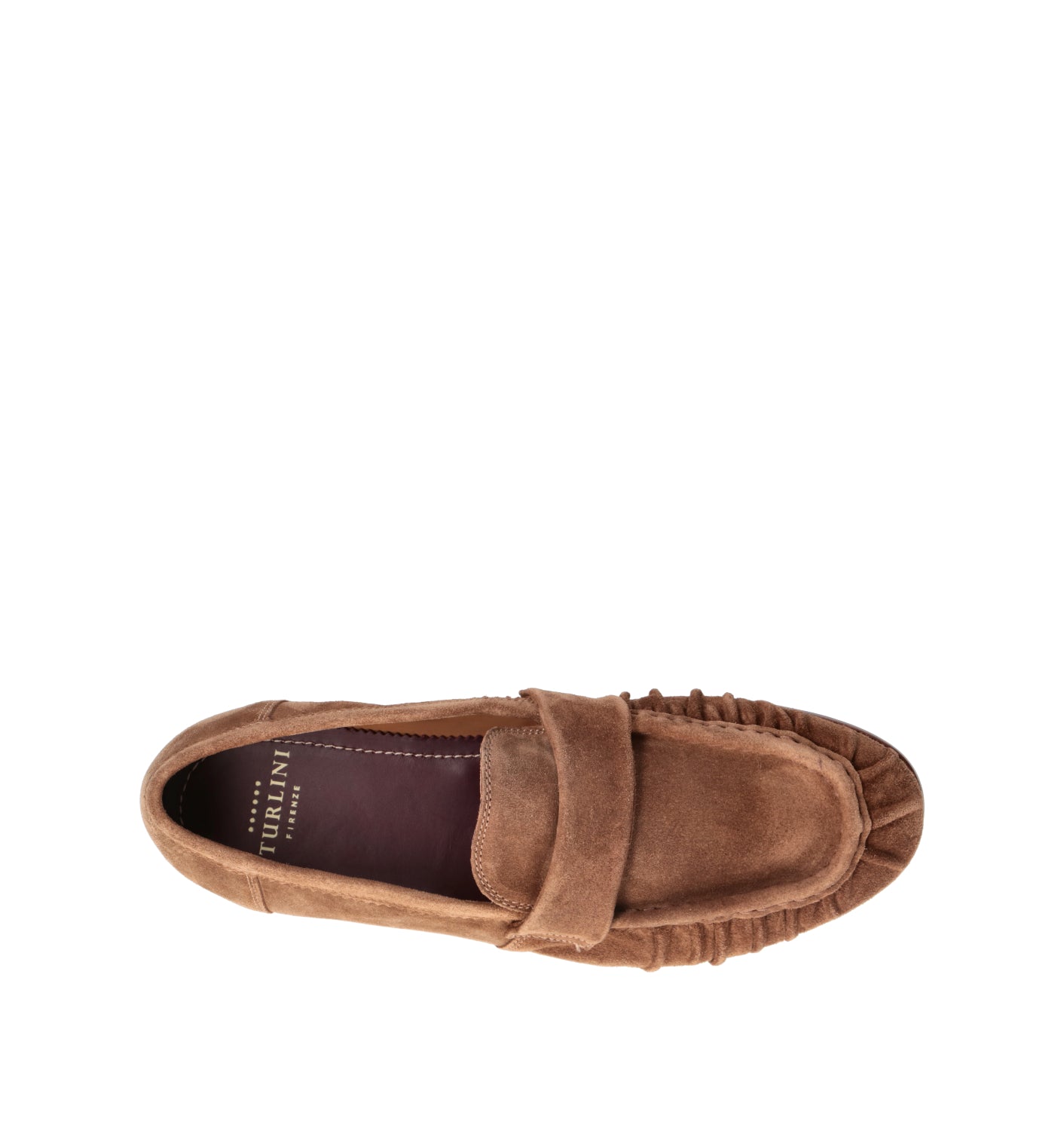 STURLINI Mocassino uomo marrone in suede