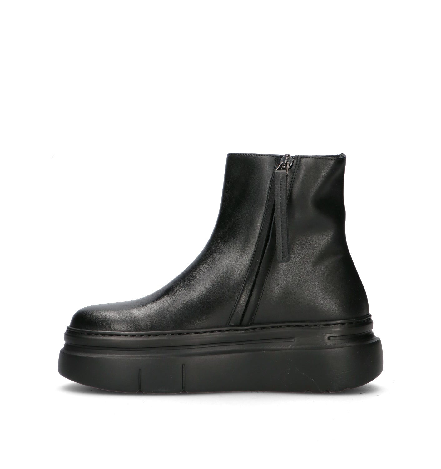 GIO+ Tronchetto donna nero in pelle
