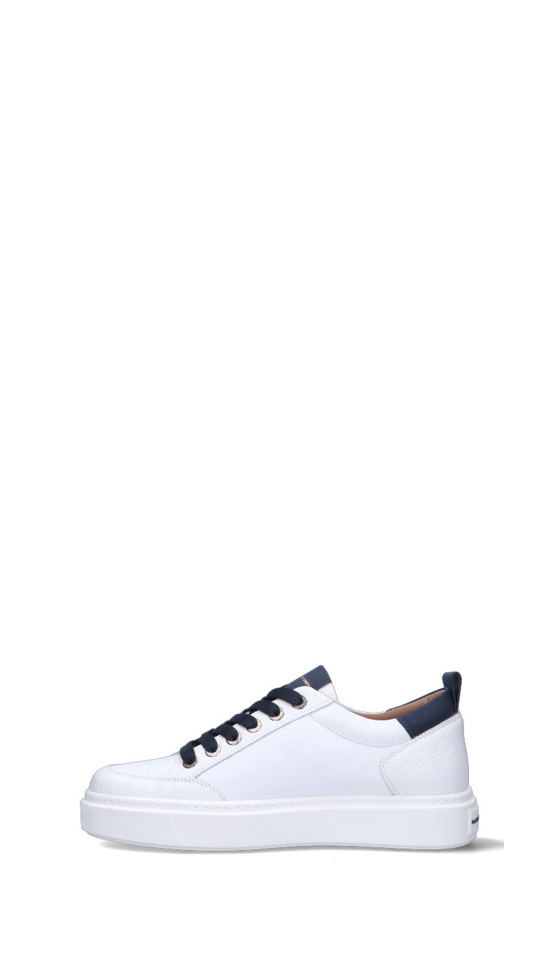 ALEXANDER SMITH Sneaker uomo bianca/blu in pelle