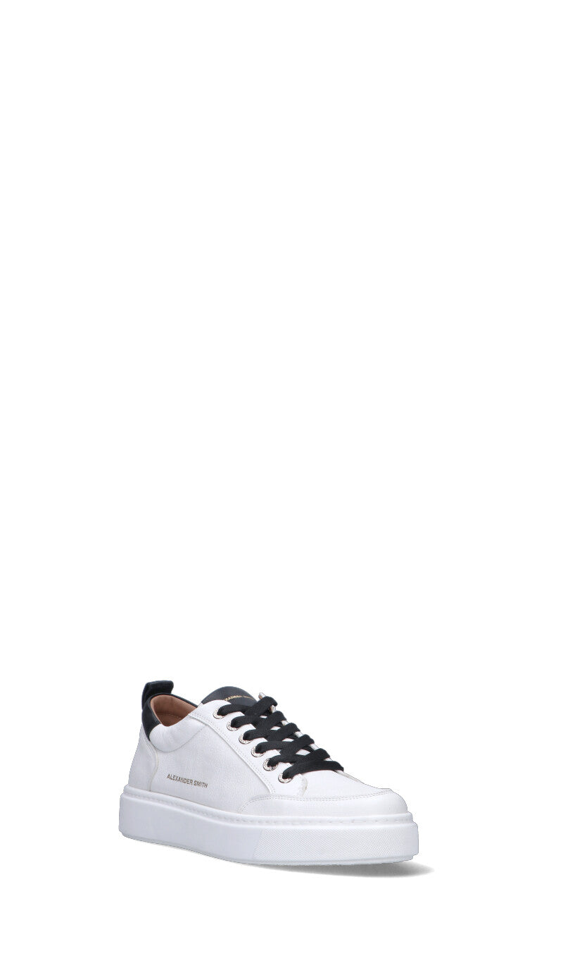 ALEXANDER SMITH Sneaker uomo bianca in pelle