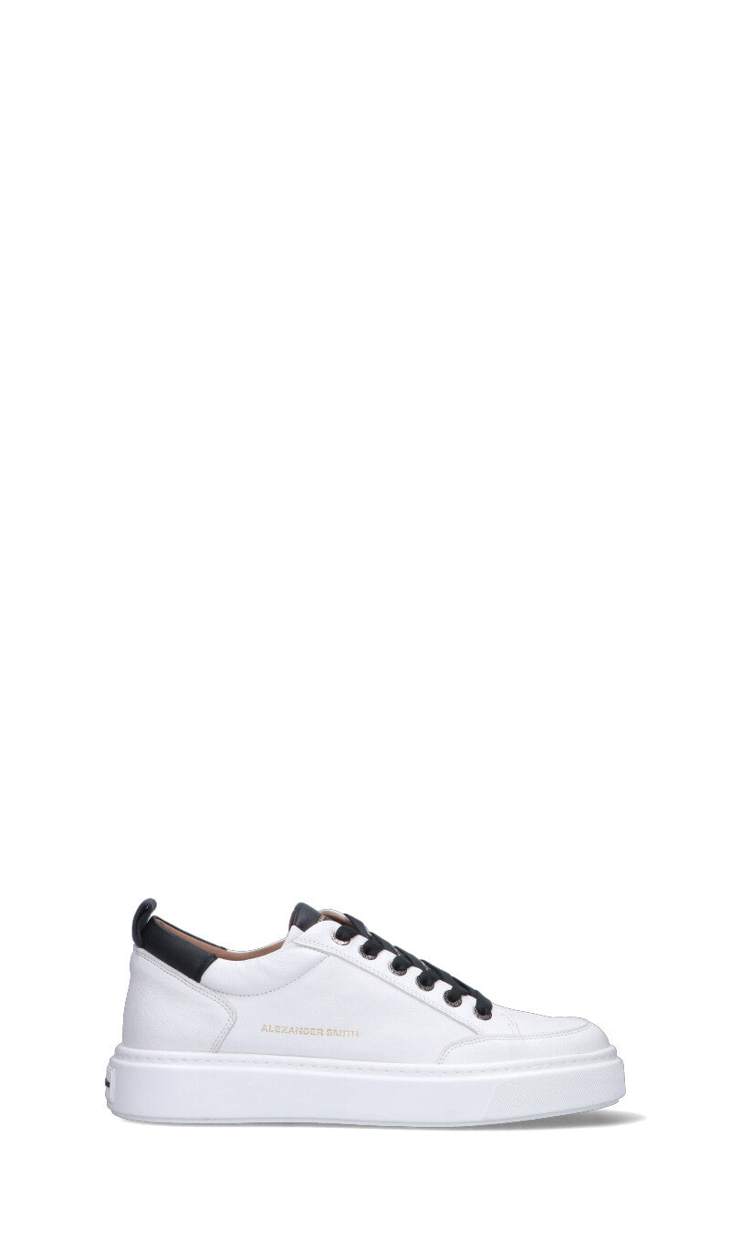 ALEXANDER SMITH Sneaker uomo bianca in pelle