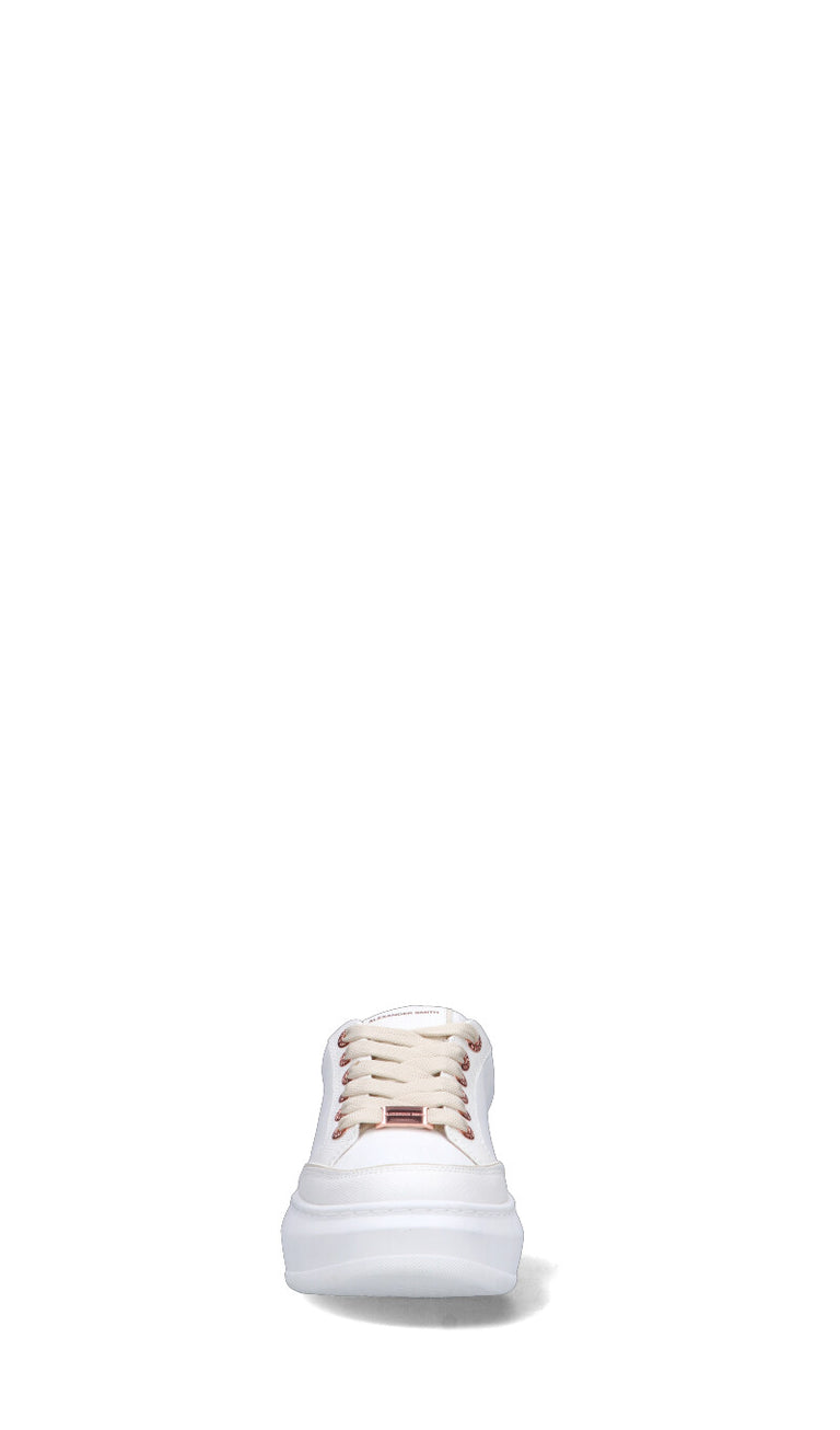 ALEXANDER SMITH Sneaker donna bianca in pelle