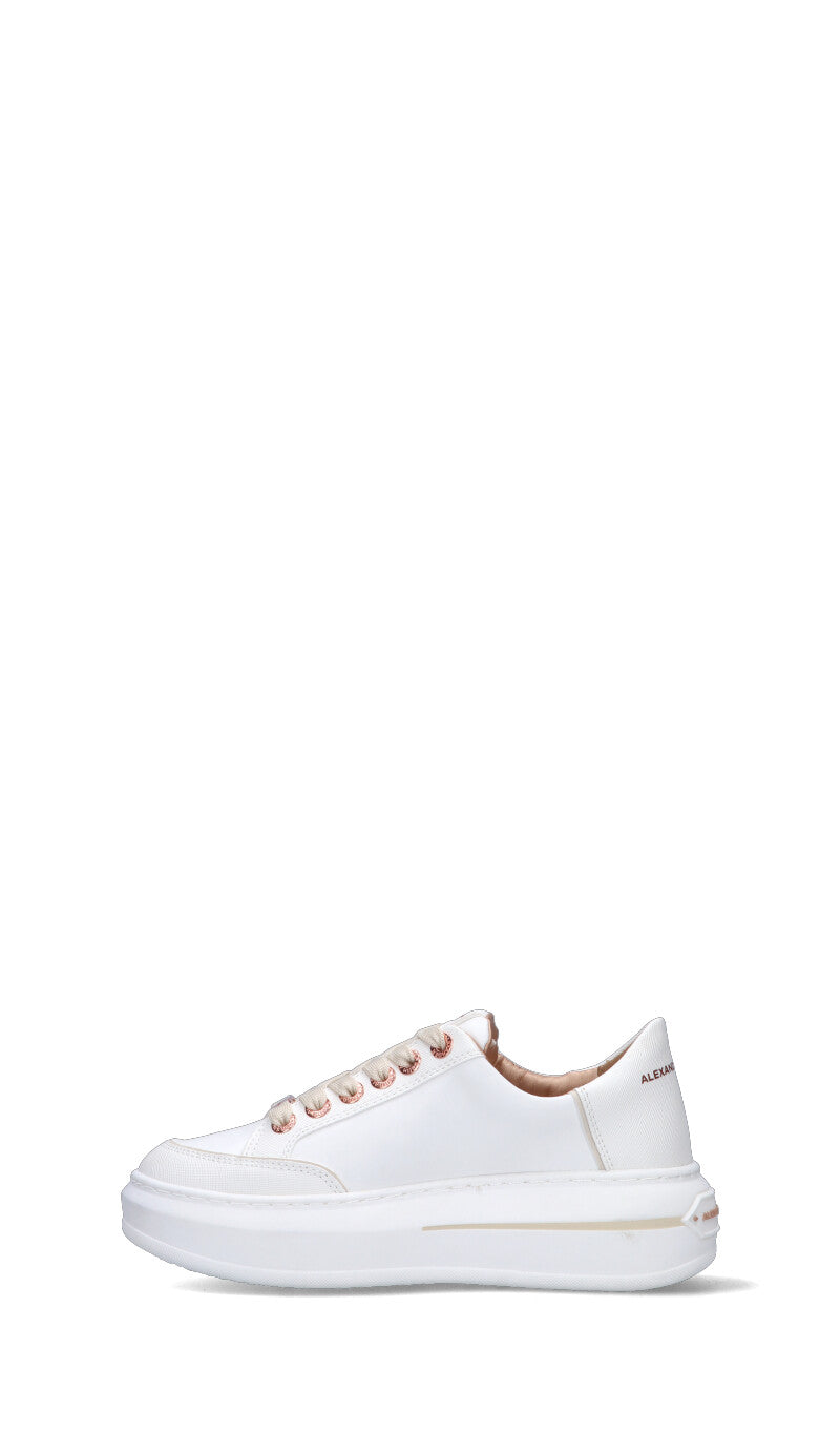ALEXANDER SMITH Sneaker donna bianca in pelle