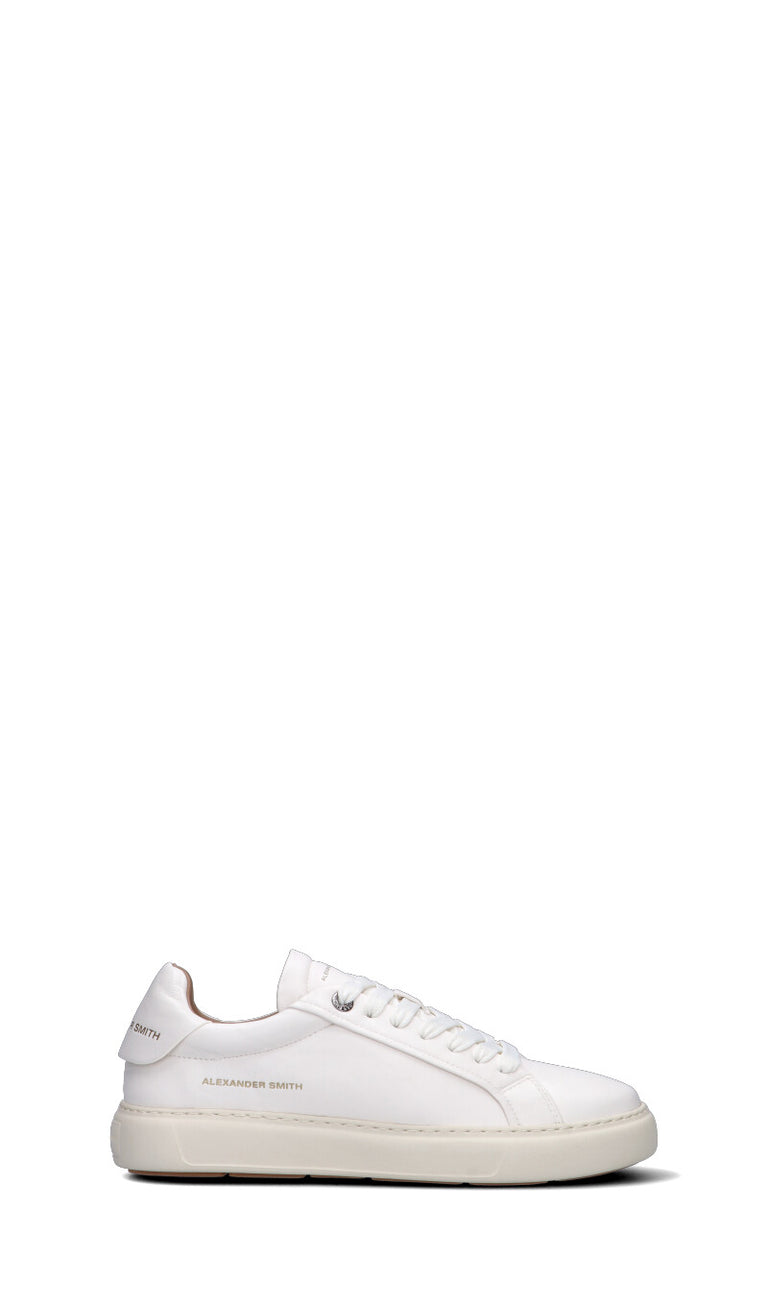 ALEXANDER SMITH Sneaker uomo bianca in pelle