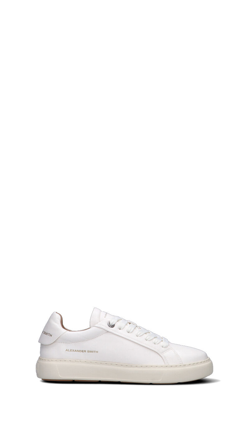 ALEXANDER SMITH Sneaker uomo bianca in pelle