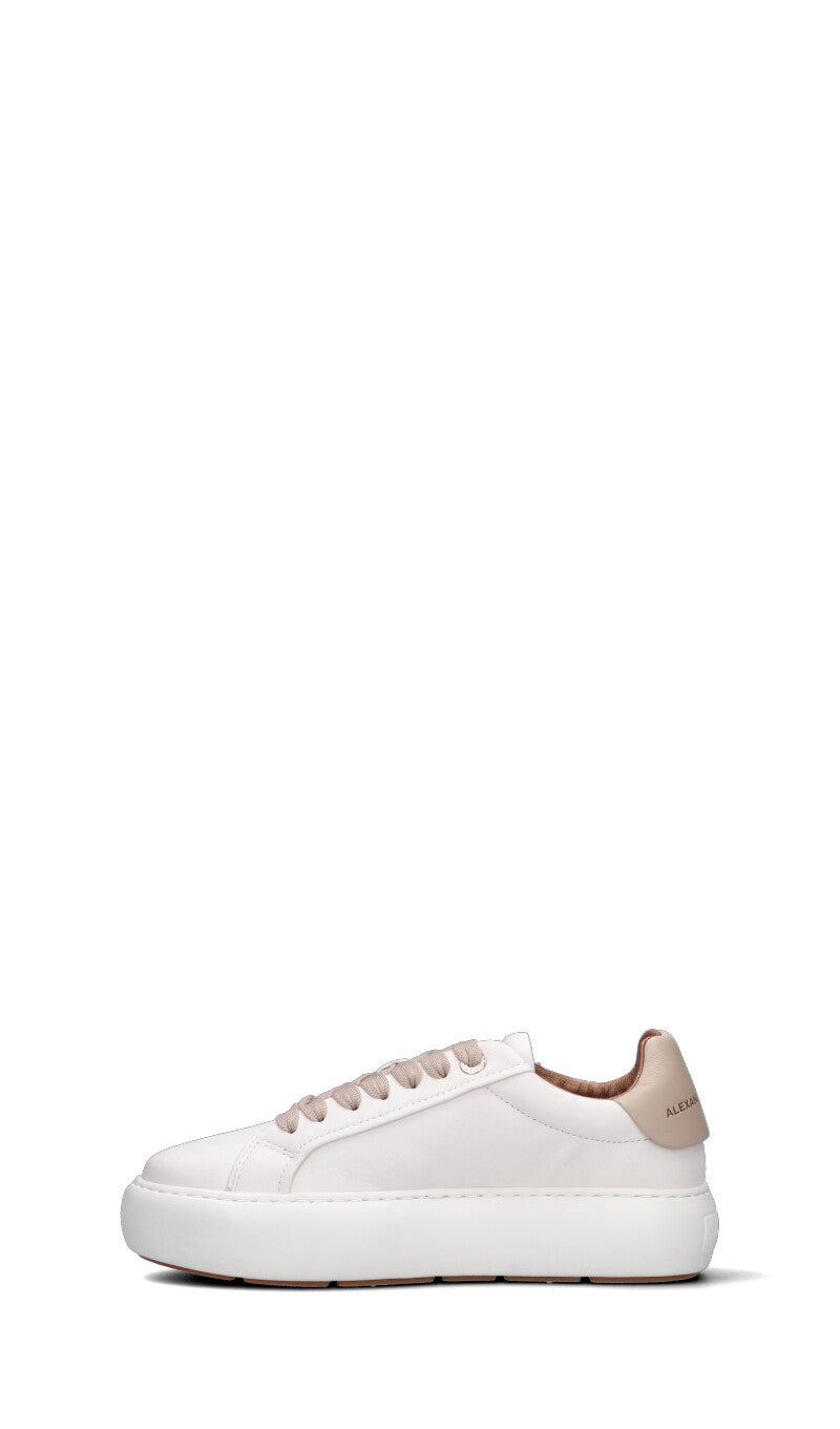 ALEXANDER SMITH Sneaker donna bianca in pelle