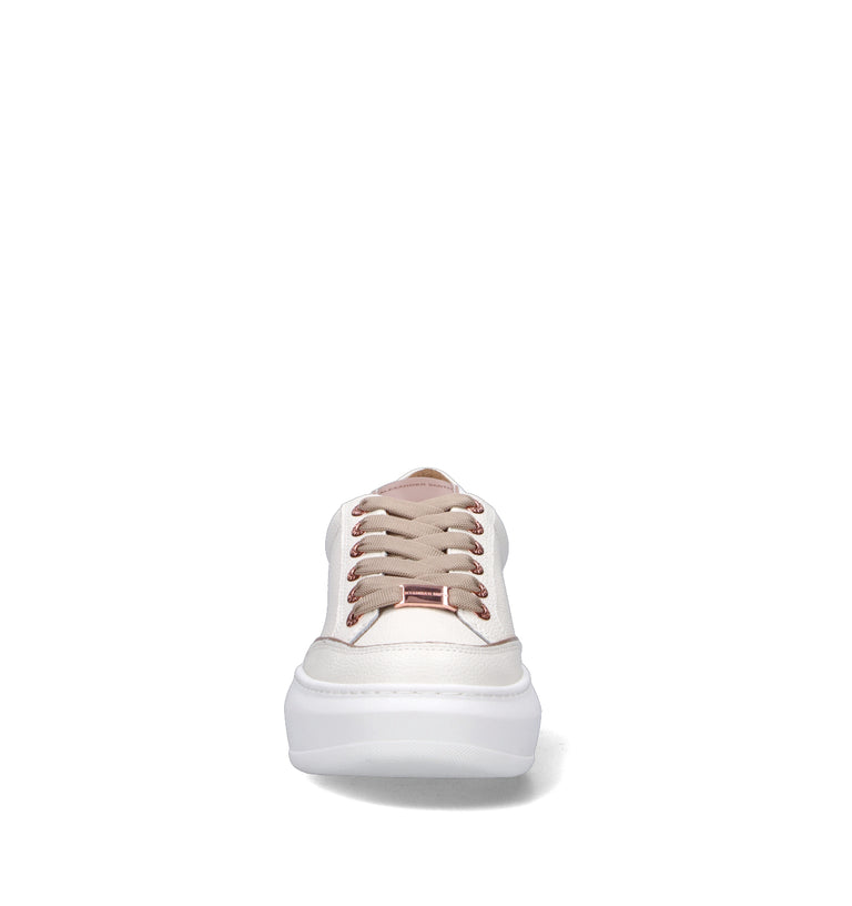 ALEXANDER SMITH Sneaker donna bianca in pelle