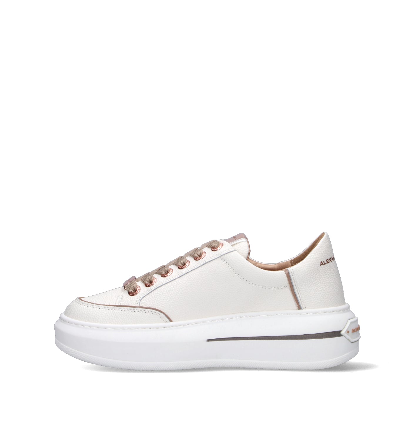 ALEXANDER SMITH Sneaker donna bianca in pelle