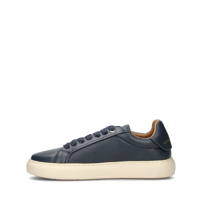 ALEXANDER SMITH Sneaker uomo blu in pelle