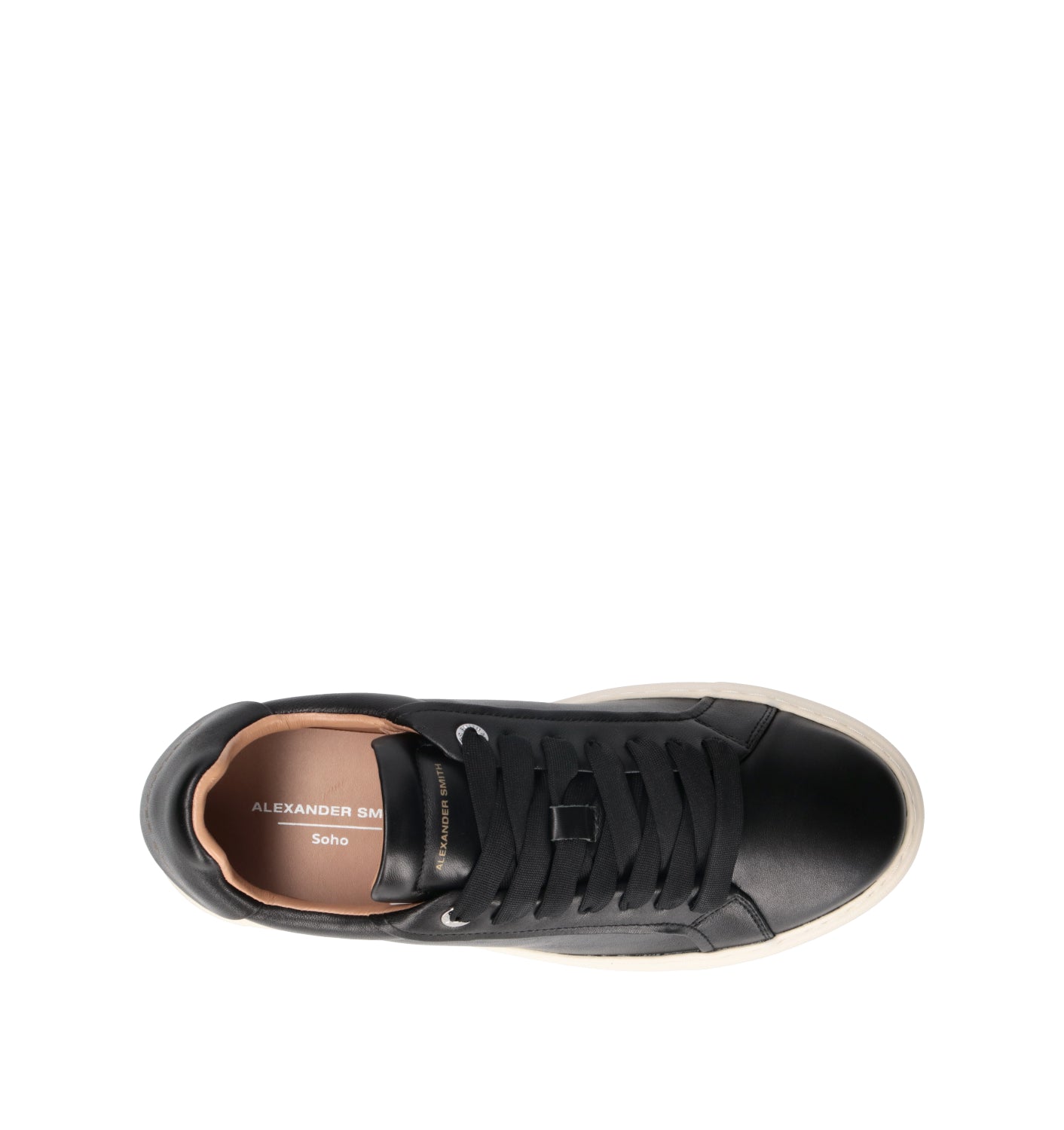 ALEXANDER SMITH Sneaker uomo nera in pelle
