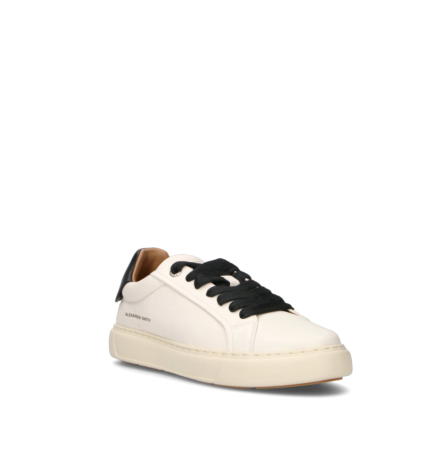 ALEXANDER SMITH Sneaker uomo bianca in pelle