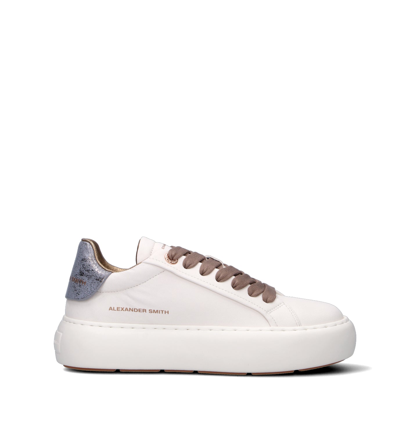 ALEXANDER SMITH Sneaker donna bianca in pelle
