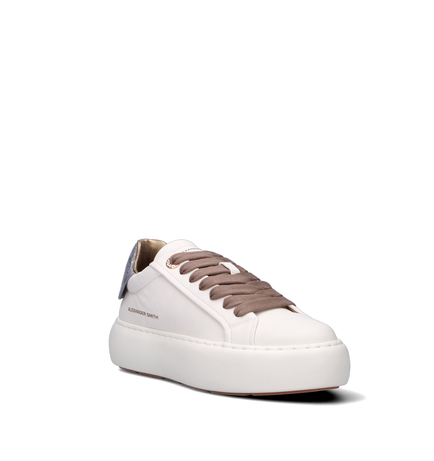 ALEXANDER SMITH Sneaker donna bianca in pelle