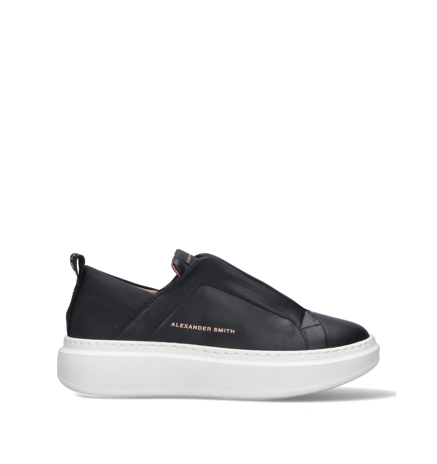 ALEXANDER SMITH Sneaker donna nera in pelle