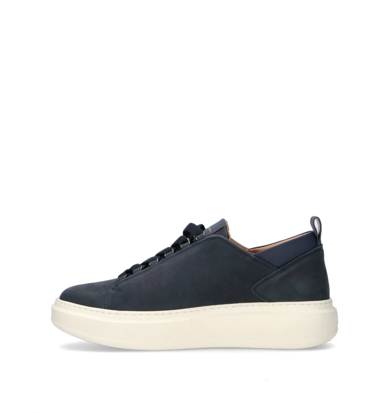 ALEXANDER SMITH Sneaker uomo blu in nabuk