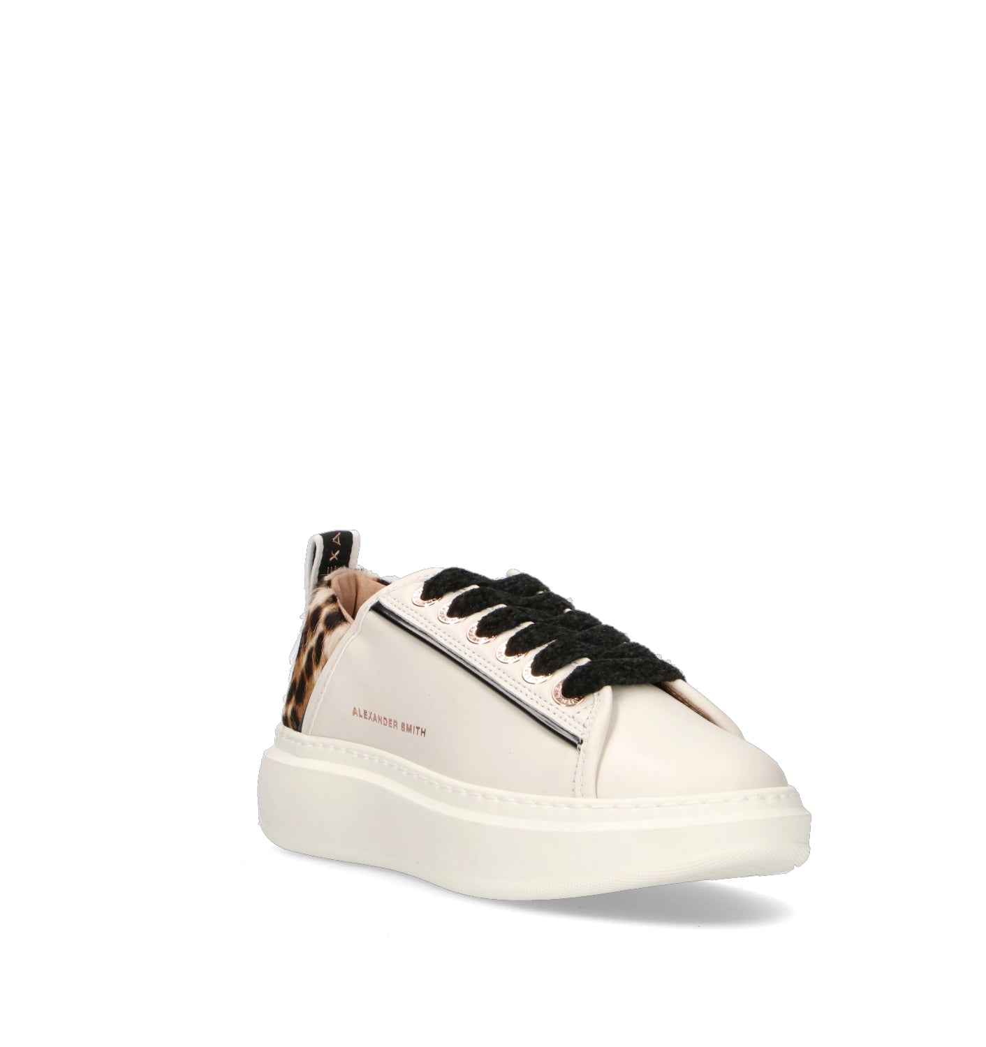 ALEXANDER SMITH Sneaker donna bianca in pelle