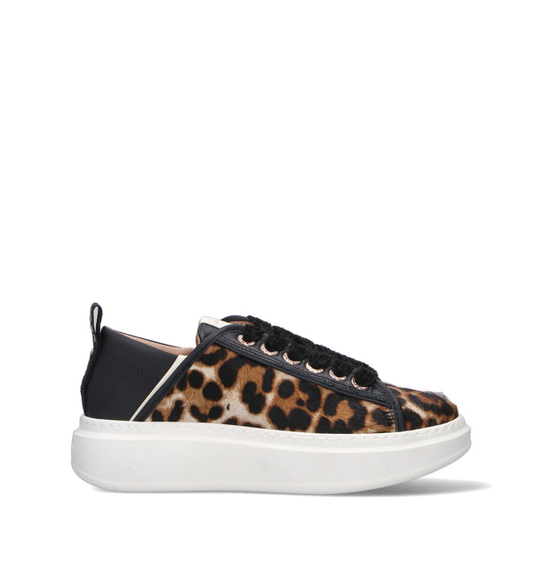 ALEXANDER SMITH Sneaker donna leopardata in cavallino