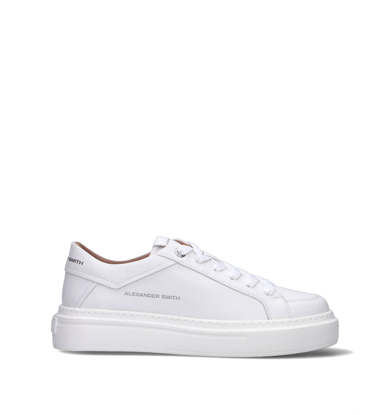 ALEXANDER SMITH Senaker uomo bianca in pelle