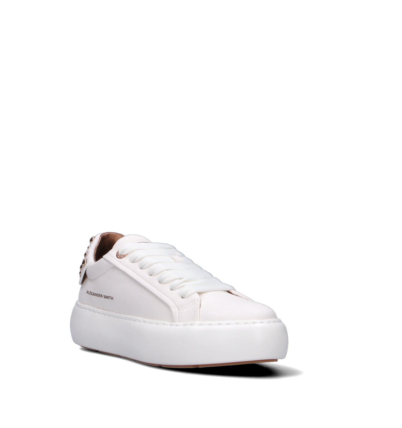 ALEXANDER SMITH Sneaker donna bianca in pelle