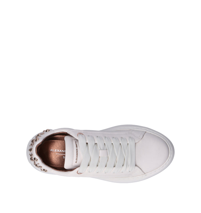 ALEXANDER SMITH Sneaker donna bianca in pelle