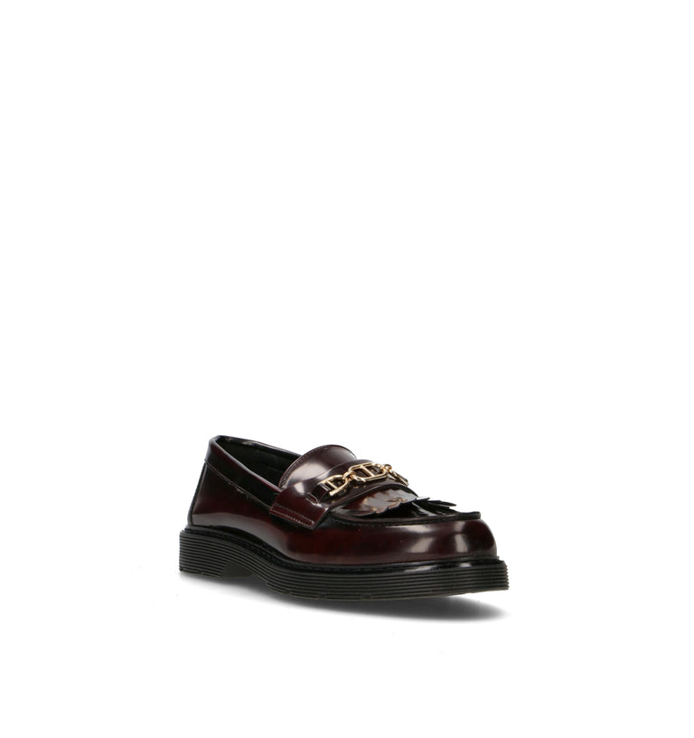 REBECCA VAN DIK Mocassino donna bordeaux