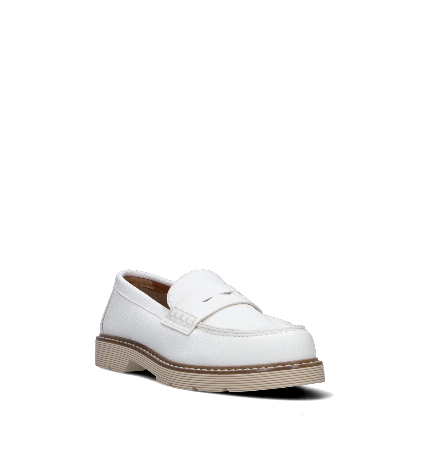 REBECCA VAN DIK Mocassino donna bianco