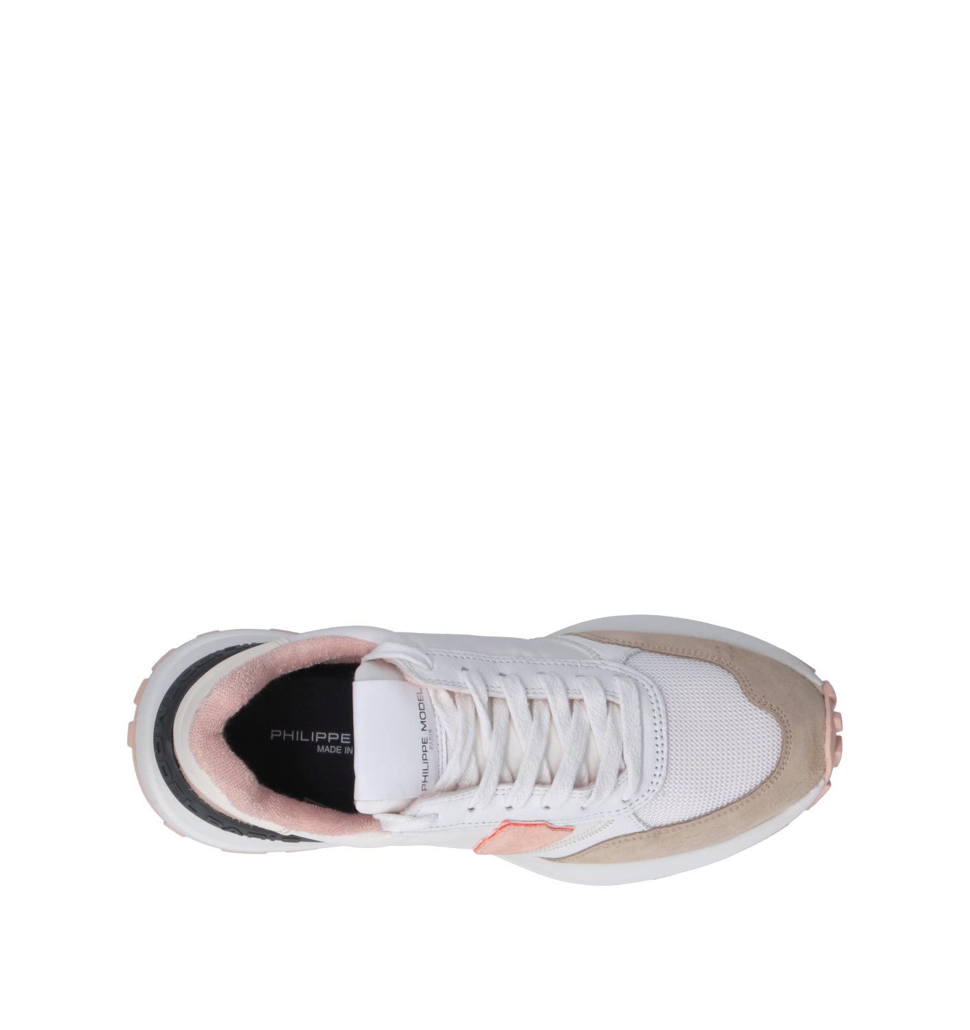 PHILIPPE MODEL Sneaker donna bianca/beige