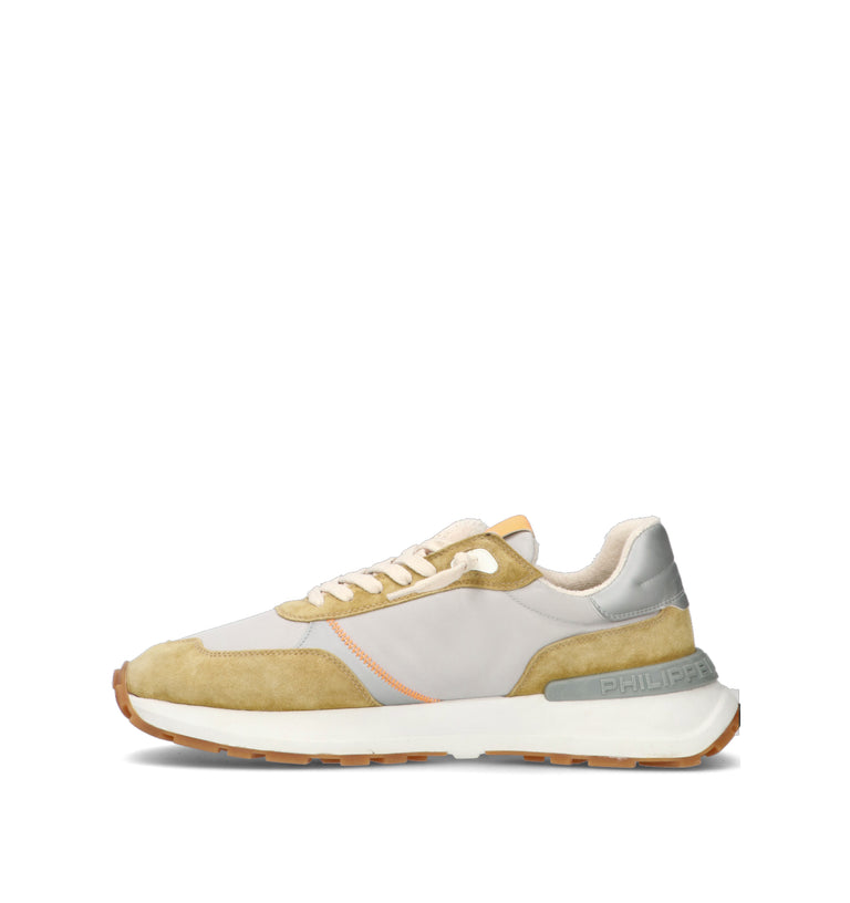 PHILIPPE MODEL Sneaker uomo grigia/senape