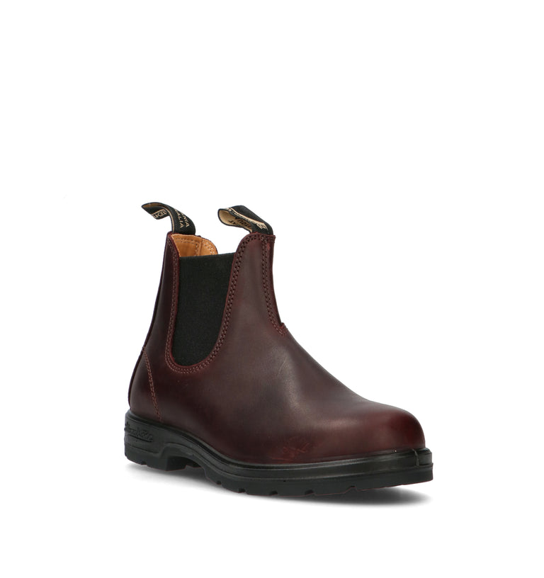 BLUNDSTONE Beatles uomo bordeaux in pelle