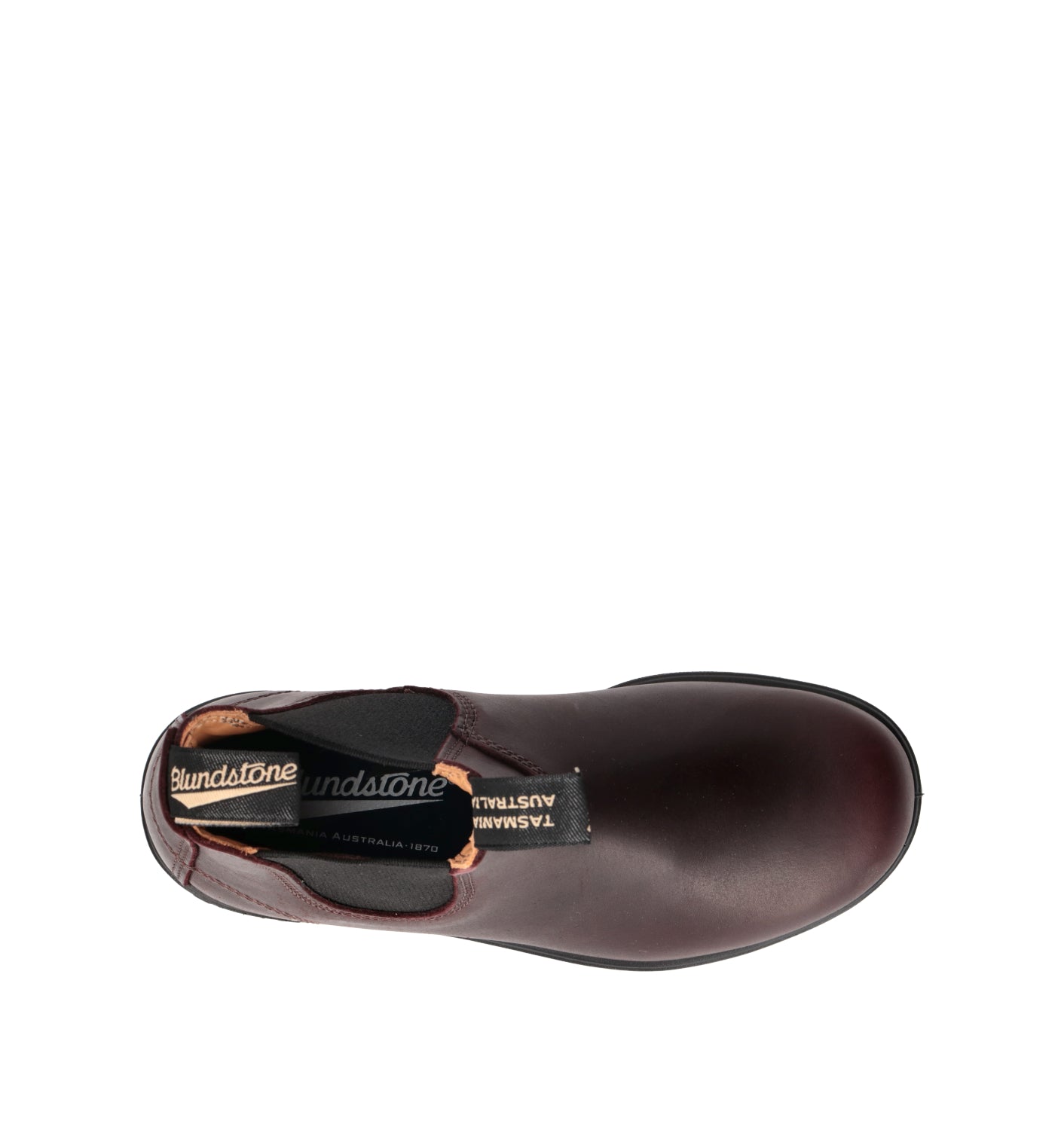 BLUNDSTONE Beatles uomo bordeaux in pelle