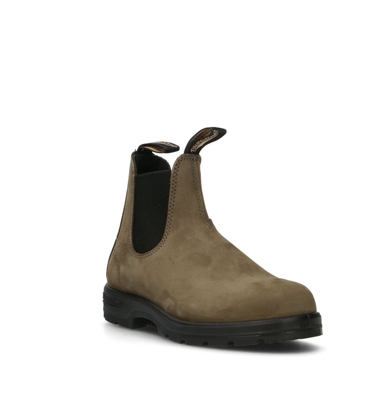 BLUNDSTONE Beatles donna verde oliva in nabuk