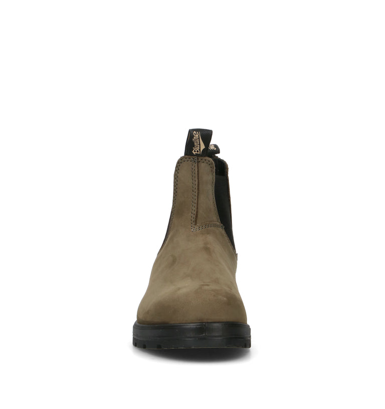 BLUNDSTONE Beatles donna verde oliva in nabuk