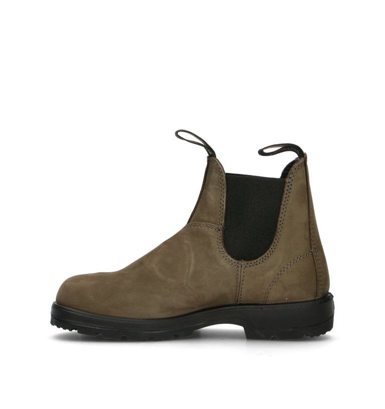 BLUNDSTONE Beatles donna verde oliva in nabuk