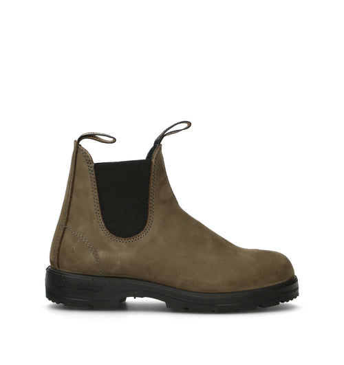 BLUNDSTONE Beatles donna verde oliva in nabuk