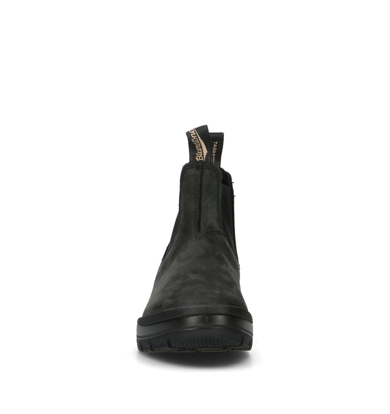 BLUNDSTONE Beatles donna nero in nabuk