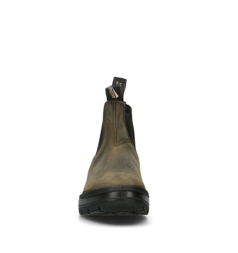 BLUNDSTONE Beatles uomo oliva in pelle