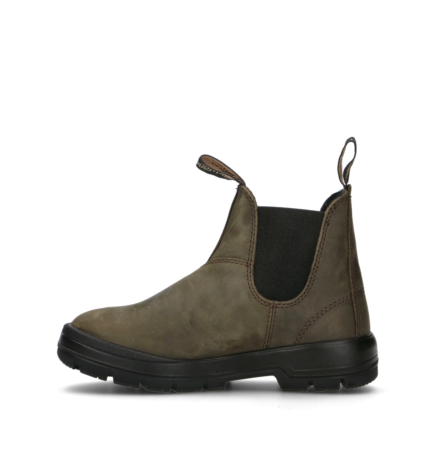 BLUNDSTONE Beatles uomo oliva in pelle