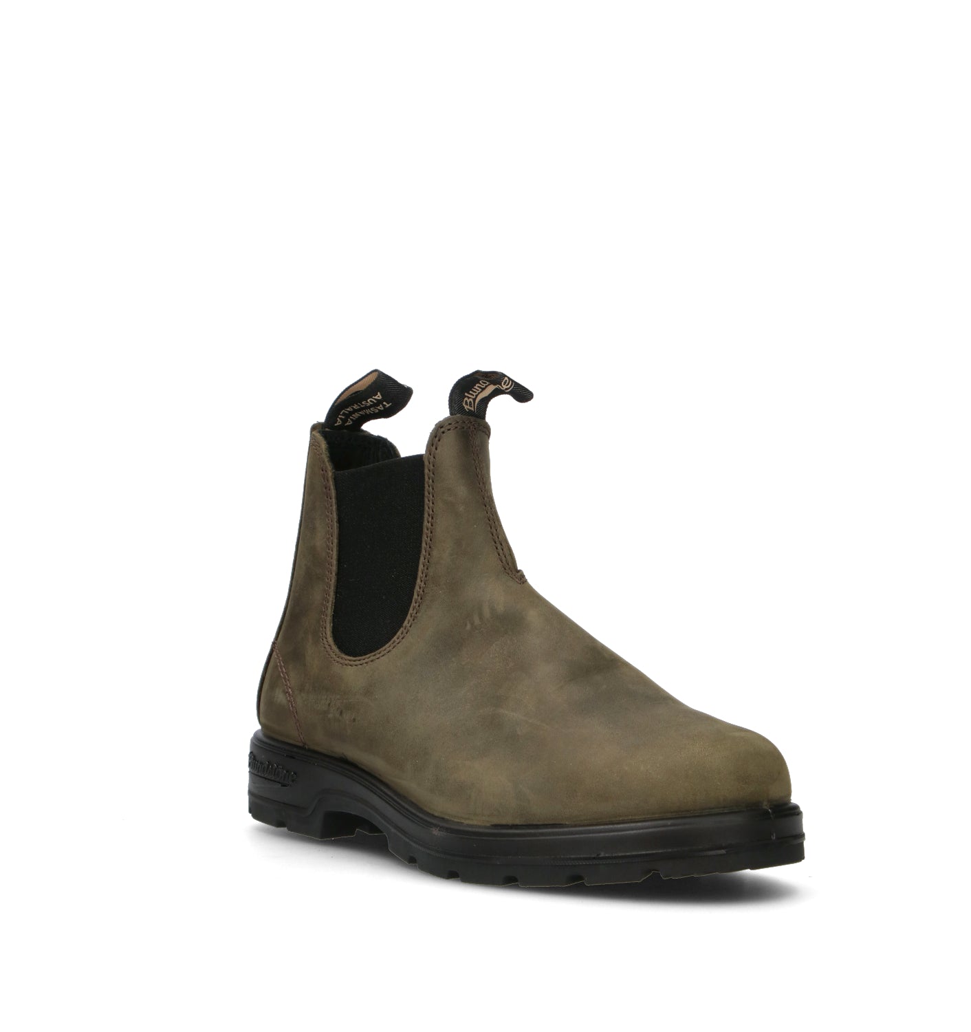 BLUNDSTONE Beatles uomo verde in pelle