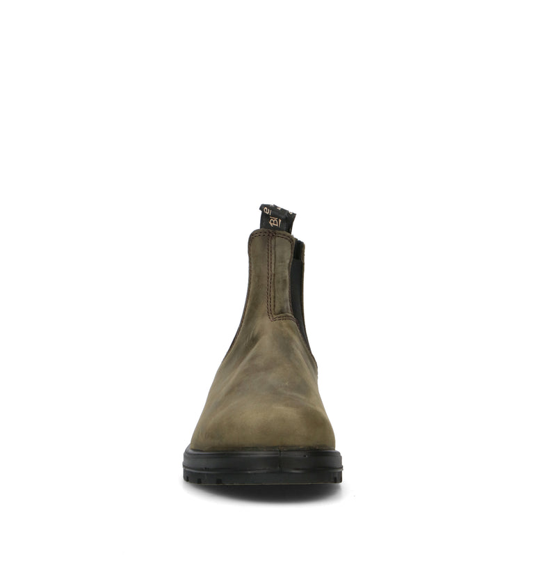 BLUNDSTONE Beatles uomo verde in pelle