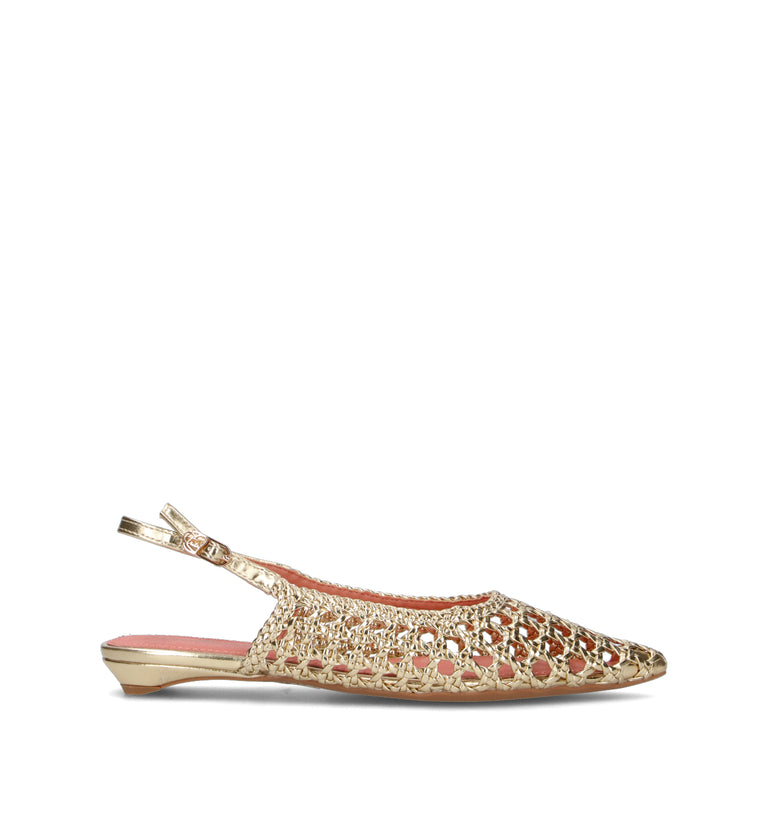 BRACCIALINI Slingback donna oro