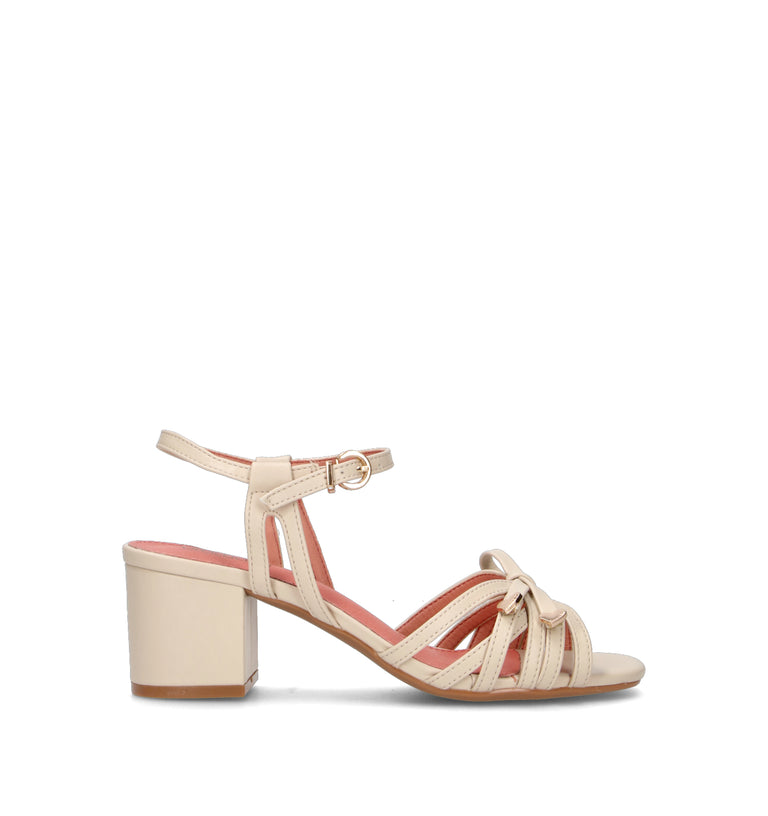 BRACCIALINI Sandalo donna panna