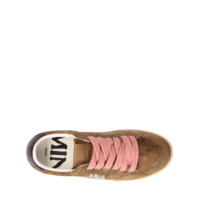 GAMIN Sneaker donna verde in suede