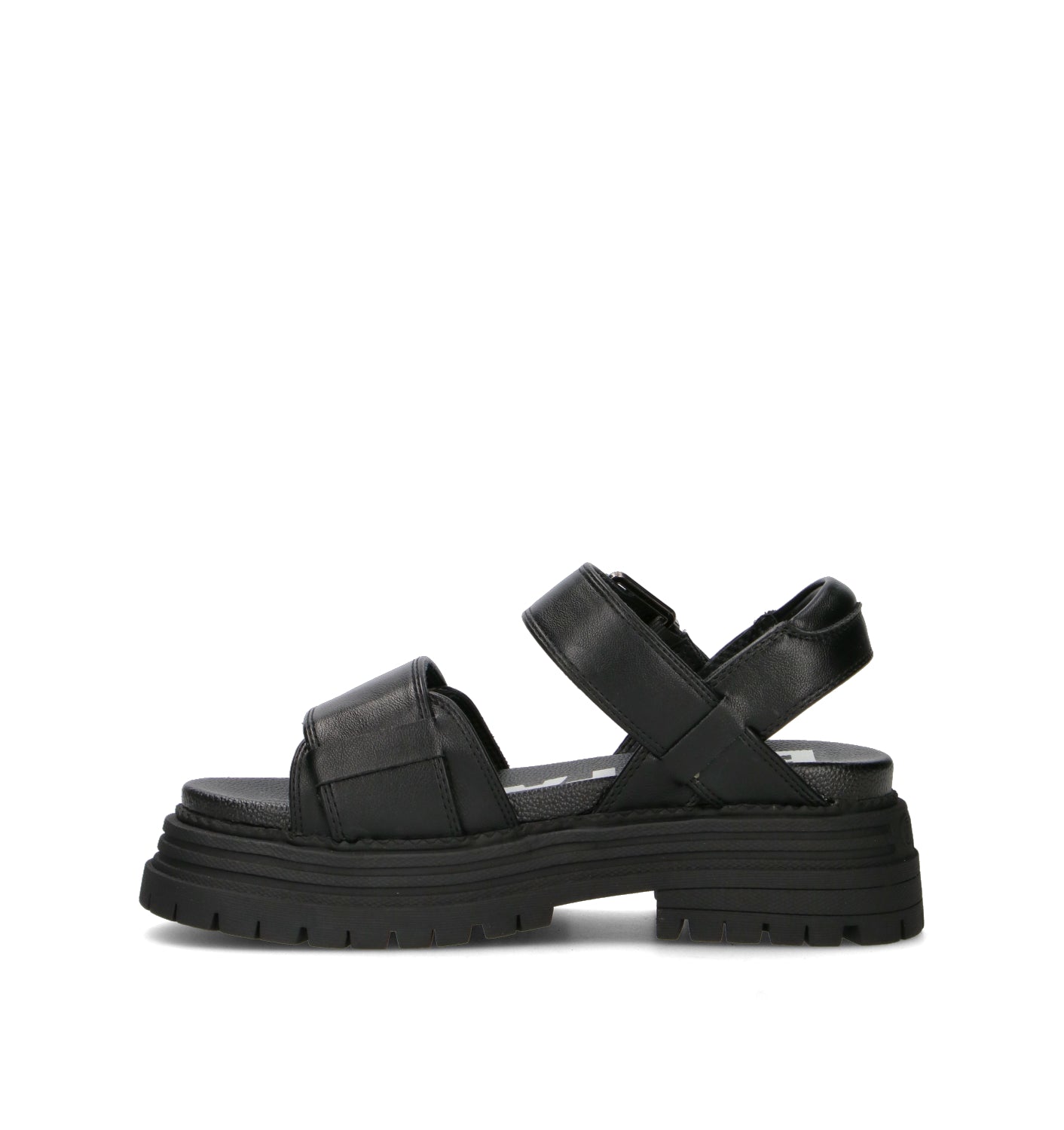 BUFFALO LONDON Sandalo donna nero