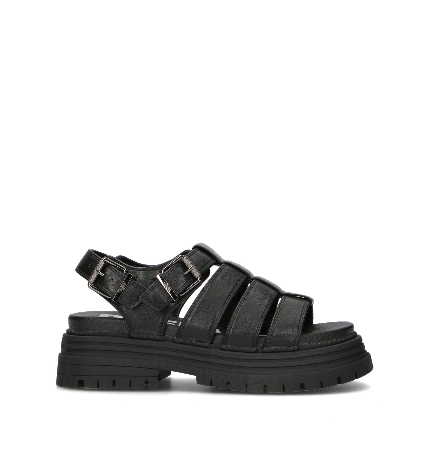 BUFFALO LONDON Sandalo donna nero