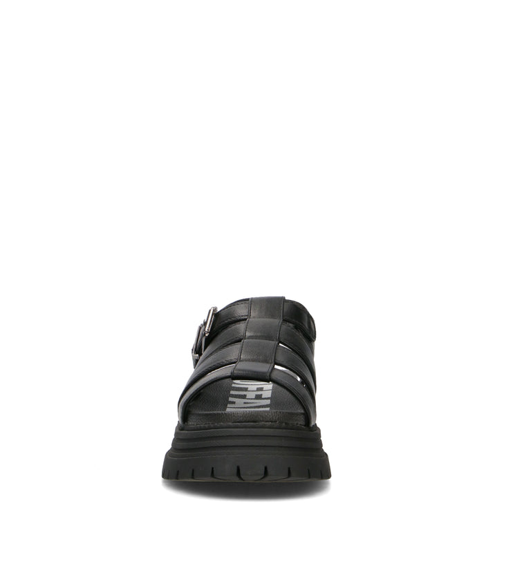 BUFFALO LONDON Sandalo donna nero