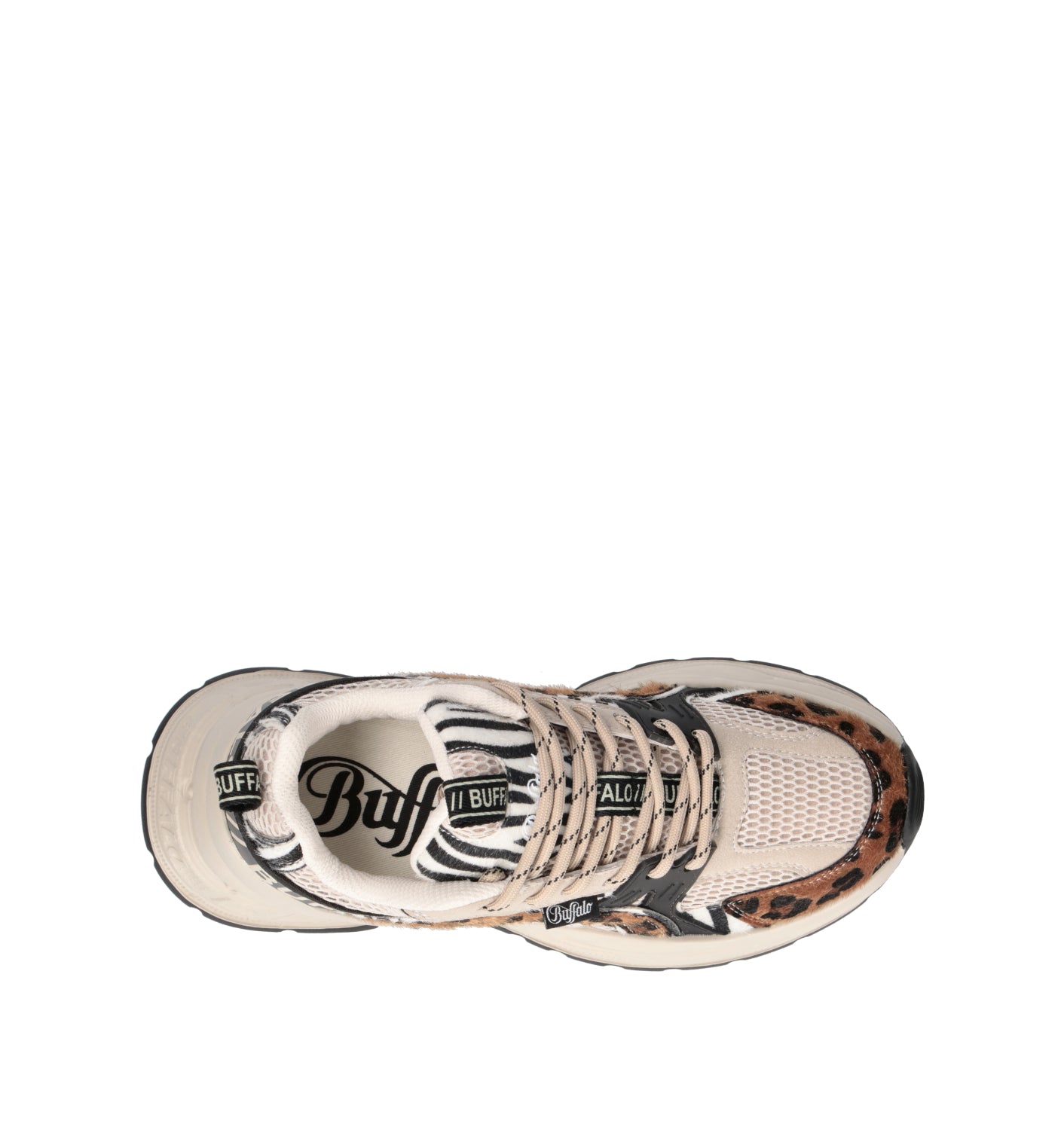 BUFFALO LONDON Sneaker donna bianca