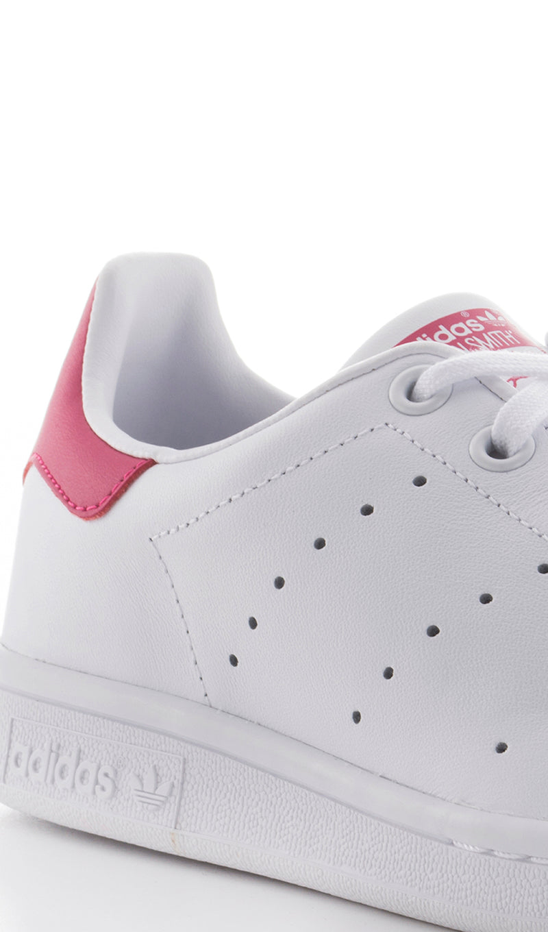 ADIDAS ORIGINAL STAN SMITH Sneaker donna bianca/rosa in pelle